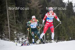 02.03.2019, Seefeld, Austria (AUT): Ragnhild Haga (NOR), Victoria Carl (GER), (l-r)  - FIS nordic world ski championships, cross-country, mass women, Seefeld (AUT). www.nordicfocus.com. © Modica/NordicFocus. Every downloaded picture is fee-liable.