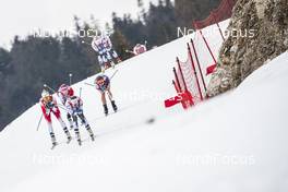 02.03.2019, Seefeld, Austria (AUT): (l-r)  - FIS nordic world ski championships, cross-country, mass women, Seefeld (AUT). www.nordicfocus.com. © Modica/NordicFocus. Every downloaded picture is fee-liable.