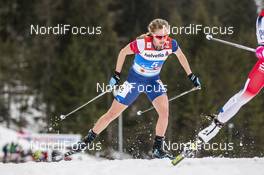 02.03.2019, Seefeld, Austria (AUT): Jessica Diggins (USA) - FIS nordic world ski championships, cross-country, mass women, Seefeld (AUT). www.nordicfocus.com. © Modica/NordicFocus. Every downloaded picture is fee-liable.