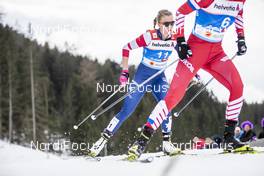 02.03.2019, Seefeld, Austria (AUT): Sadie Bjornsen (USA) - FIS nordic world ski championships, cross-country, mass women, Seefeld (AUT). www.nordicfocus.com. © Modica/NordicFocus. Every downloaded picture is fee-liable.