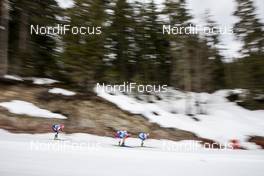 02.03.2019, Seefeld, Austria (AUT): Ebba Andersson (SWE), Teresa Stadlober (AUT), (l-r)  - FIS nordic world ski championships, cross-country, mass women, Seefeld (AUT). www.nordicfocus.com. © Modica/NordicFocus. Every downloaded picture is fee-liable.