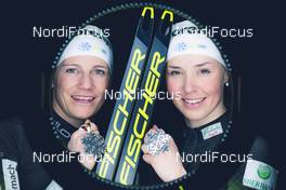 26.02.2019, Seefeld, Austria (AUT): Katja Visnar (SLO), Anamarija Lampic (SLO), (l-r)  - FIS nordic world ski championships, cross-country, medals, Seefeld (AUT). www.nordicfocus.com. © Modica/NordicFocus. Every downloaded picture is fee-liable.