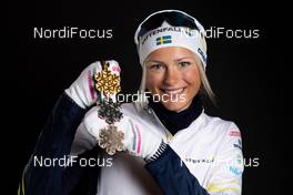02.03.2019, Seefeld, Austria (AUT): Frida Karlsson (SWE)  - FIS nordic world ski championships, cross-country, medals, Seefeld (AUT). www.nordicfocus.com. Free handout image for editorial use for print and online media. No secondary purchase. © GEPA-pictures/WSC Seefeld 2019 