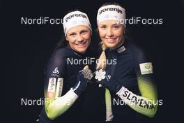 26.02.2019, Seefeld, Austria (AUT): Katja Visnar (SLO), Anamarija Lampic (SLO), (l-r)  - FIS nordic world ski championships, cross-country, medals, Seefeld (AUT). www.nordicfocus.com. © Modica/NordicFocus. Every downloaded picture is fee-liable.