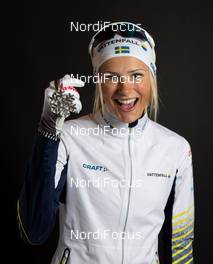 26.02.2019, Seefeld, Austria (AUT): Frida Karlsson (SWE) - FIS nordic world ski championships, cross-country, medals, Seefeld (AUT). www.nordicfocus.com. Free handout image for editorial use for print and online media. No secondary purchase. © GEPA-pictures/WSC Seefeld 2019 