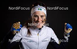 28.02.2019, Seefeld, Austria (AUT): Ebba Andersson (SWE) - FIS nordic world ski championships, cross-country, medals, Seefeld (AUT). www.nordicfocus.com. Free handout image for editorial use for print and online media. No secondary purchase. © GEPA-pictures/WSC Seefeld 2019 