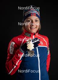 21.02.2019, Seefeld, Austria (AUT): Maiken Caspersen Falla (NOR) - FIS nordic world ski championships, cross-country, medals, Seefeld (AUT). www.nordicfocus.com. Free handout image for editorial use for print and online media. No secondary purchase. © GEPA-pictures/WSC Seefeld 2019 