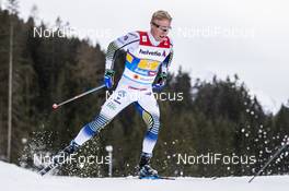 01.03.2019, Seefeld, Austria (AUT): Jens Burman ((SWE)) - FIS nordic world ski championships, cross-country, 4x10km men, Seefeld (AUT). www.nordicfocus.com. © Modica/NordicFocus. Every downloaded picture is fee-liable.