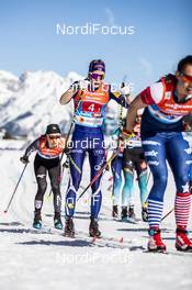 28.02.2019, Seefeld, Austria (AUT): Laura Mononen (FIN) - FIS nordic world ski championships, cross-country, 4x5km women, Seefeld (AUT). www.nordicfocus.com. © Modica/NordicFocus. Every downloaded picture is fee-liable.