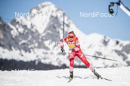 28.02.2019, Seefeld, Austria (AUT): Anna Nechaevskaya (RUS) - FIS nordic world ski championships, cross-country, 4x5km women, Seefeld (AUT). www.nordicfocus.com. © Modica/NordicFocus. Every downloaded picture is fee-liable.