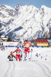 28.02.2019, Seefeld, Austria (AUT): Ingvild Flugstad Oestberg (NOR) - FIS nordic world ski championships, cross-country, 4x5km women, Seefeld (AUT). www.nordicfocus.com. © Modica/NordicFocus. Every downloaded picture is fee-liable.