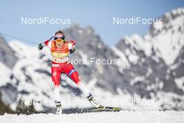 28.02.2019, Seefeld, Austria (AUT): Therese Johaug (NOR) - FIS nordic world ski championships, cross-country, 4x5km women, Seefeld (AUT). www.nordicfocus.com. © Modica/NordicFocus. Every downloaded picture is fee-liable.