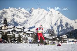 23.02.2019, Seefeld, Austria (AUT): Sergey Ustiugov (RUS) - FIS nordic world ski championships, cross-country, skiathlon men, Seefeld (AUT). www.nordicfocus.com. © Modica/NordicFocus. Every downloaded picture is fee-liable.