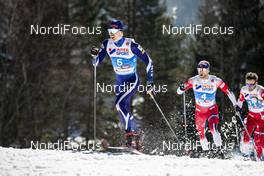 23.02.2019, Seefeld, Austria (AUT): Iivo Niskanen (FIN), Martin Johnsrud Sundby (NOR), (l-r)  - FIS nordic world ski championships, cross-country, skiathlon men, Seefeld (AUT). www.nordicfocus.com. © Modica/NordicFocus. Every downloaded picture is fee-liable.