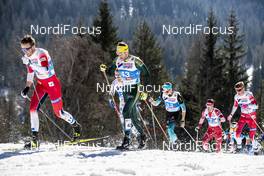 23.02.2019, Seefeld, Austria (AUT): Emil Iversen (NOR), Andreas Katz (GER), (l-r)  - FIS nordic world ski championships, cross-country, skiathlon men, Seefeld (AUT). www.nordicfocus.com. © Modica/NordicFocus. Every downloaded picture is fee-liable.