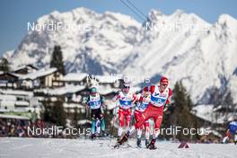 23.02.2019, Seefeld, Austria (AUT): Alexander Bolshunov (RUS) - FIS nordic world ski championships, cross-country, skiathlon men, Seefeld (AUT). www.nordicfocus.com. © Modica/NordicFocus. Every downloaded picture is fee-liable.