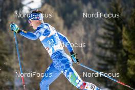 23.02.2019, Seefeld, Austria (AUT): Giandomenico Salvadori (ITA) - FIS nordic world ski championships, cross-country, skiathlon men, Seefeld (AUT). www.nordicfocus.com. © Modica/NordicFocus. Every downloaded picture is fee-liable.