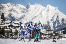 23.02.2019, Seefeld, Austria (AUT): Andrew Musgrave (GBR), Iivo Niskanen (FIN), Emil Iversen (NOR), (l-r)  - FIS nordic world ski championships, cross-country, skiathlon men, Seefeld (AUT). www.nordicfocus.com. © Modica/NordicFocus. Every downloaded picture is fee-liable.