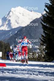 23.02.2019, Seefeld, Austria (AUT): Alexander Bolshunov (RUS) - FIS nordic world ski championships, cross-country, skiathlon men, Seefeld (AUT). www.nordicfocus.com. © Modica/NordicFocus. Every downloaded picture is fee-liable.