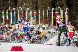 24.02.2019, Seefeld, Austria (AUT): Kerttu Niskanen (FIN), Victoria Carl (GER), (l-r)  - FIS nordic world ski championships, cross-country, team sprint, Seefeld (AUT). www.nordicfocus.com. © Modica/NordicFocus. Every downloaded picture is fee-liable.
