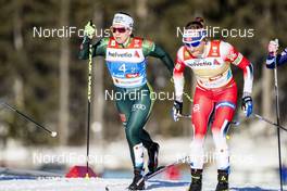 24.02.2019, Seefeld, Austria (AUT): Sandra Ringwald (GER), Maiken Caspersen Falla (NOR), (l-r)  - FIS nordic world ski championships, cross-country, team sprint, Seefeld (AUT). www.nordicfocus.com. © Modica/NordicFocus. Every downloaded picture is fee-liable.