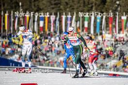 24.02.2019, Seefeld, Austria (AUT): Stina Nilsson (SWE), Victoria Carl (GER), Greta Laurent (ITA), Ingvild Flugstad Oestberg (NOR), (l-r)  - FIS nordic world ski championships, cross-country, team sprint, Seefeld (AUT). www.nordicfocus.com. © Modica/NordicFocus. Every downloaded picture is fee-liable.