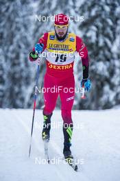 30.11.2019, Ruka, Finland (FIN): Aliaksandr Voranau (BLR) - FIS world cup cross-country, 15km men, Ruka (FIN). www.nordicfocus.com. © Vianney THIBAUT/NordicFocus. Every downloaded picture is fee-liable.