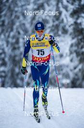 30.11.2019, Ruka, Finland (FIN): Asset Dyussenov (KAZ) - FIS world cup cross-country, 15km men, Ruka (FIN). www.nordicfocus.com. © Vianney THIBAUT/NordicFocus. Every downloaded picture is fee-liable.