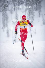 29.11.2019, Ruka, Finland (FIN): Alexander Bolshunov (RUS) - FIS world cup cross-country, individual sprint, Ruka (FIN). www.nordicfocus.com. © Modica/NordicFocus. Every downloaded picture is fee-liable.