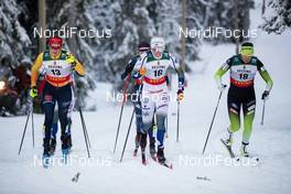 29.11.2019, Ruka, Finland (FIN): Laura Gimmler (GER), Emma Ribom (SWE), Katja Visnar (SLO), (l-r)  - FIS world cup cross-country, individual sprint, Ruka (FIN). www.nordicfocus.com. © Modica/NordicFocus. Every downloaded picture is fee-liable.