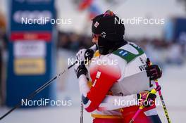 01.12.2019, Ruka, Finland (FIN): Emil Iversen (NOR), Johannes Hoesflot Klaebo (NOR)  - FIS world cup cross-country, pursuit men, Ruka (FIN). www.nordicfocus.com. © Vianney THIBAUT/NordicFocus. Every downloaded picture is fee-liable.