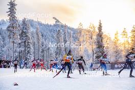 01.12.2019, Ruka, Finland (FIN): Janosch Brugger (GER), Jason Rueesch (SUI), (l-r)  - FIS world cup cross-country, pursuit men, Ruka (FIN). www.nordicfocus.com. © Modica/NordicFocus. Every downloaded picture is fee-liable.