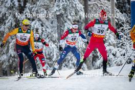01.12.2019, Ruka, Finland (FIN): Andreas Katz (GER), Andrew Musgrave (GBR), (l-r)  - FIS world cup cross-country, pursuit men, Ruka (FIN). www.nordicfocus.com. © Modica/NordicFocus. Every downloaded picture is fee-liable.