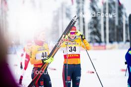 01.12.2019, Ruka, Finland (FIN): Laura Gimmler (GER), Pia Fink (GER), (l-r)  - FIS world cup cross-country, pursuit women, Ruka (FIN). www.nordicfocus.com. © Modica/NordicFocus. Every downloaded picture is fee-liable.