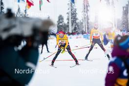 01.12.2019, Ruka, Finland (FIN): Pia Fink (GER), Sofie Krehl (GER), (l-r)  - FIS world cup cross-country, pursuit women, Ruka (FIN). www.nordicfocus.com. © Modica/NordicFocus. Every downloaded picture is fee-liable.