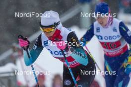 08.12.2019, Lillehammer, Norway (NOR): Delphine Claudel (FRA) - FIS world cup cross-country, 4x5km women, Lillehammer (NOR). www.nordicfocus.com. © Vianney THIBAUT/NordicFocus. Every downloaded picture is fee-liable.