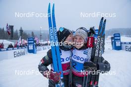 08.12.2019, Lillehammer, Norway (NOR): Sophie Caldwell (USA), Jessica Diggins (USA) - FIS world cup cross-country, 4x5km women, Lillehammer (NOR). www.nordicfocus.com. © Vianney THIBAUT/NordicFocus. Every downloaded picture is fee-liable.