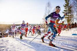 07.12.2019, Lillehammer, Norway (NOR): Erik Bjornsen (USA), Bjoern Sandstroem (SWE), (l-r)  - FIS world cup cross-country, skiathlon men, Lillehammer (NOR). www.nordicfocus.com. © Modica/NordicFocus. Every downloaded picture is fee-liable.