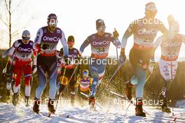 07.12.2019, Lillehammer, Norway (NOR): Jason Rueesch (SUI), David Norris (USA), (l-r)  - FIS world cup cross-country, skiathlon men, Lillehammer (NOR). www.nordicfocus.com. © Modica/NordicFocus. Every downloaded picture is fee-liable.