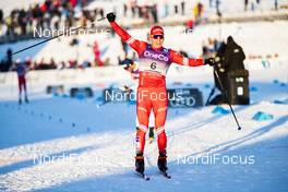07.12.2019, Lillehammer, Norway (NOR): Alexander Bolshunov (RUS) - FIS world cup cross-country, skiathlon men, Lillehammer (NOR). www.nordicfocus.com. © Modica/NordicFocus. Every downloaded picture is fee-liable.