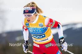 07.12.2019, Lillehammer, Norway (NOR): Therese Johaug (NOR) - FIS world cup cross-country, skiathlon women, Lillehammer (NOR). www.nordicfocus.com. © Modica/NordicFocus. Every downloaded picture is fee-liable.