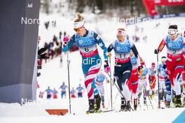 07.12.2019, Lillehammer, Norway (NOR): Maubet Bjornsen (USA), Anne Kjersti Kalvaa (NOR), Heidi Weng (NOR), (l-r)  - FIS world cup cross-country, skiathlon women, Lillehammer (NOR). www.nordicfocus.com. © Modica/NordicFocus. Every downloaded picture is fee-liable.