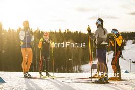 06.12.2019, Lillehammer, Norway (NOR): German team studying the course   - FIS world cup cross-country, training, Lillehammer (NOR). www.nordicfocus.com. © Modica/NordicFocus. Every downloaded picture is fee-liable.