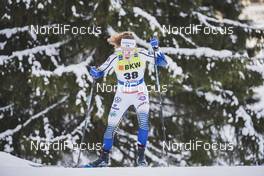 15.12.2019, Davos, Switzerland (SUI): Moa Lundgren (SWE) - FIS world cup cross-country, 10km women, Davos (SUI). www.nordicfocus.com. © Modica/NordicFocus. Every downloaded picture is fee-liable.