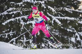 15.12.2019, Davos, Switzerland (SUI): Polina Seronosova (BLR) - FIS world cup cross-country, 10km women, Davos (SUI). www.nordicfocus.com. © Modica/NordicFocus. Every downloaded picture is fee-liable.