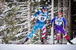 15.12.2019, Davos, Switzerland (SUI): Scott Patterson (USA) - FIS world cup cross-country, 15km men, Davos (SUI). www.nordicfocus.com. © Modica/NordicFocus. Every downloaded picture is fee-liable.