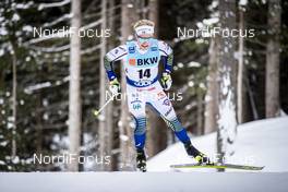 15.12.2019, Davos, Switzerland (SUI): Bjoern Sandstroem (SWE) - FIS world cup cross-country, 15km men, Davos (SUI). www.nordicfocus.com. © Modica/NordicFocus. Every downloaded picture is fee-liable.