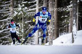 15.12.2019, Davos, Switzerland (SUI): Yevgeniy Velichko (KAZ) - FIS world cup cross-country, 15km men, Davos (SUI). www.nordicfocus.com. © Modica/NordicFocus. Every downloaded picture is fee-liable.
