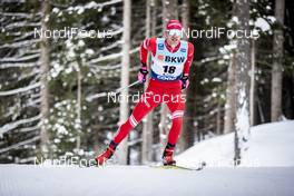 15.12.2019, Davos, Switzerland (SUI): Artem Maltsev (RUS) - FIS world cup cross-country, 15km men, Davos (SUI). www.nordicfocus.com. © Modica/NordicFocus. Every downloaded picture is fee-liable.