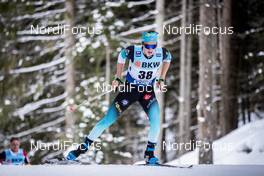 15.12.2019, Davos, Switzerland (SUI): Clement Parisse (FRA) - FIS world cup cross-country, 15km men, Davos (SUI). www.nordicfocus.com. © Modica/NordicFocus. Every downloaded picture is fee-liable.